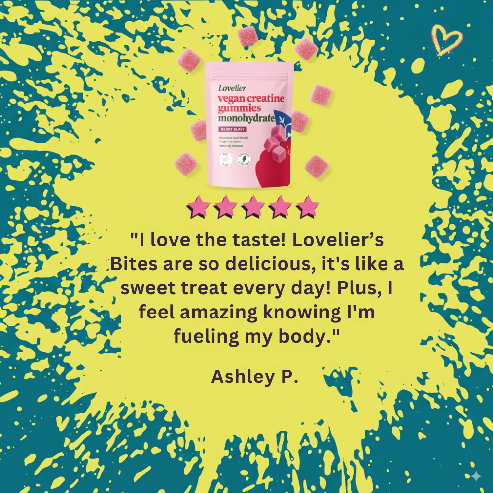 Lovelier Vegan Creatine Gummies (3 month supply)