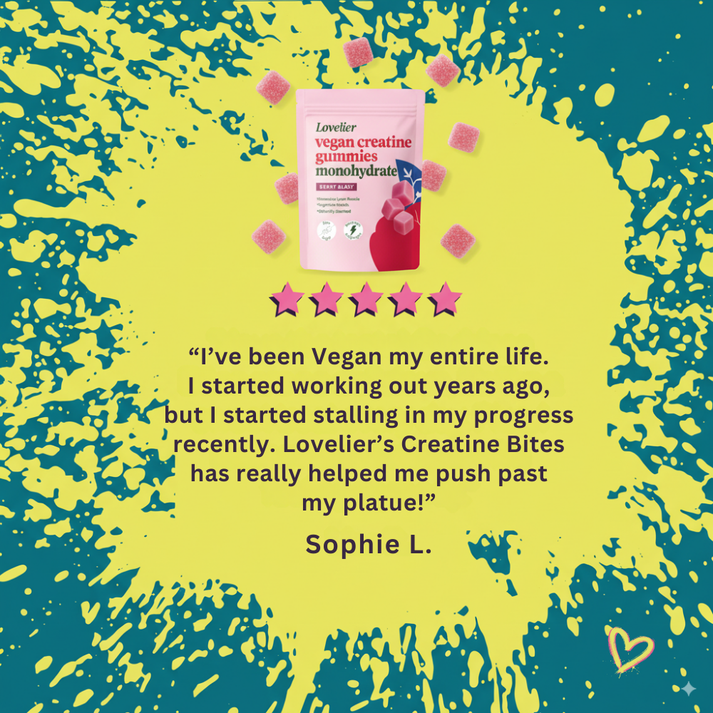 Lovelier Vegan Creatine Gummies (3 month supply)