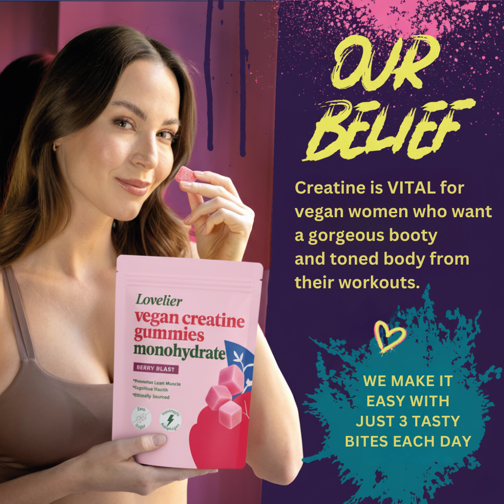 Lovelier Vegan Creatine Gummies (3 month supply)